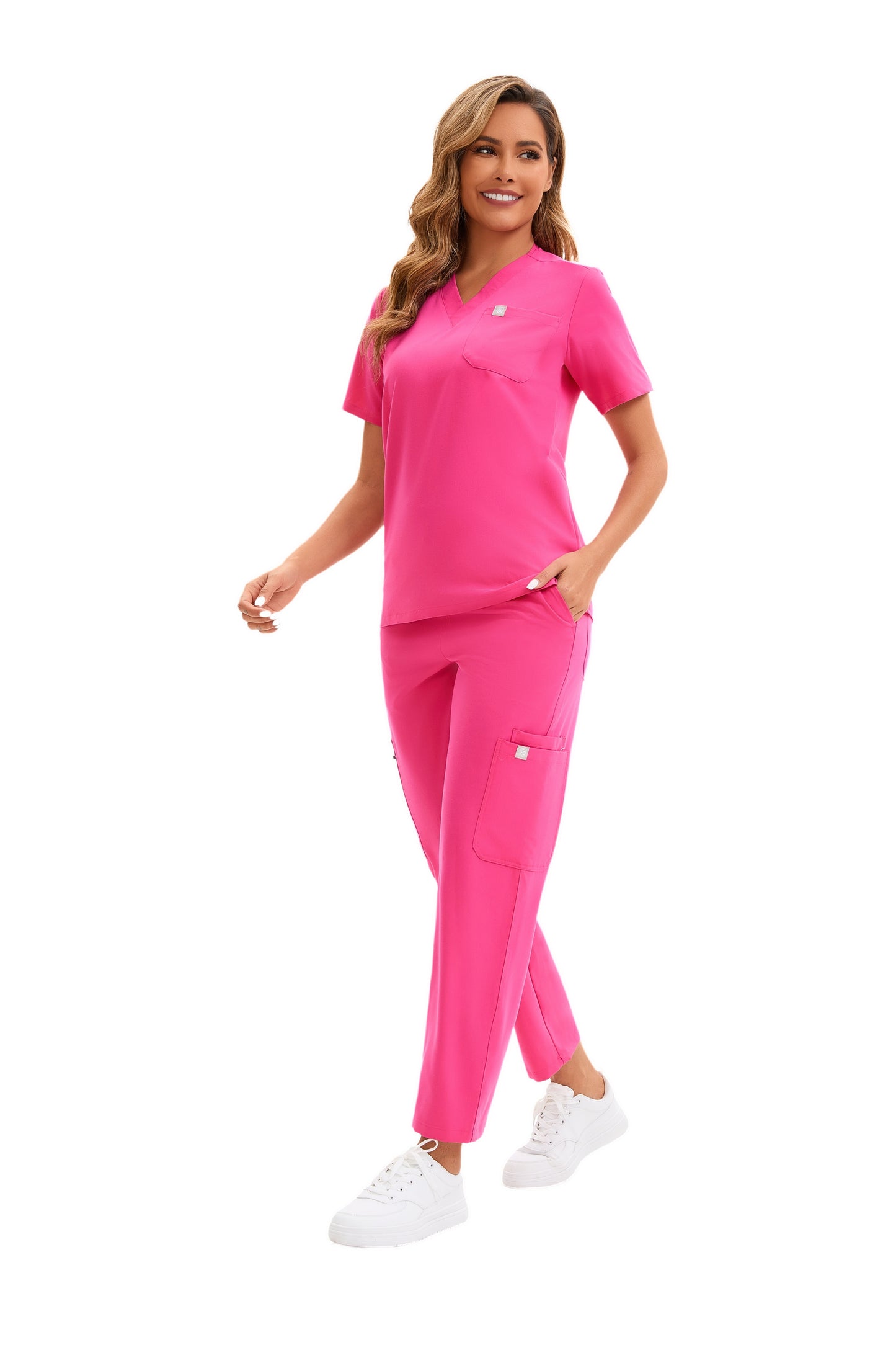 Enwinz Elena Women’s High-Rise Scrub Pants