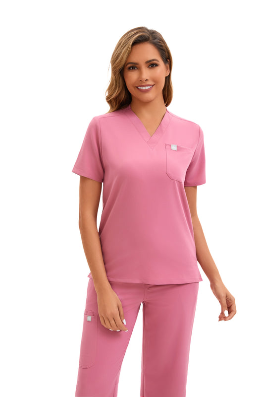 Enwinz ElenaFlex™ Women’s Scrub Top – Modern Fit | 4-Way Stretch | All-Day ComfortENWINZ Scrubs- Shop Medical Uniforms