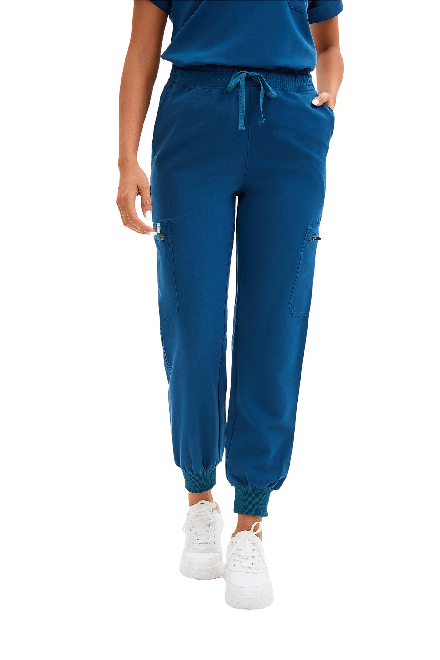 Enwinz Serena Women's Scrub Set –Deep Reef- 4-Way Stretch | Wrinkle-Resistant | Ultra-Soft Fit
