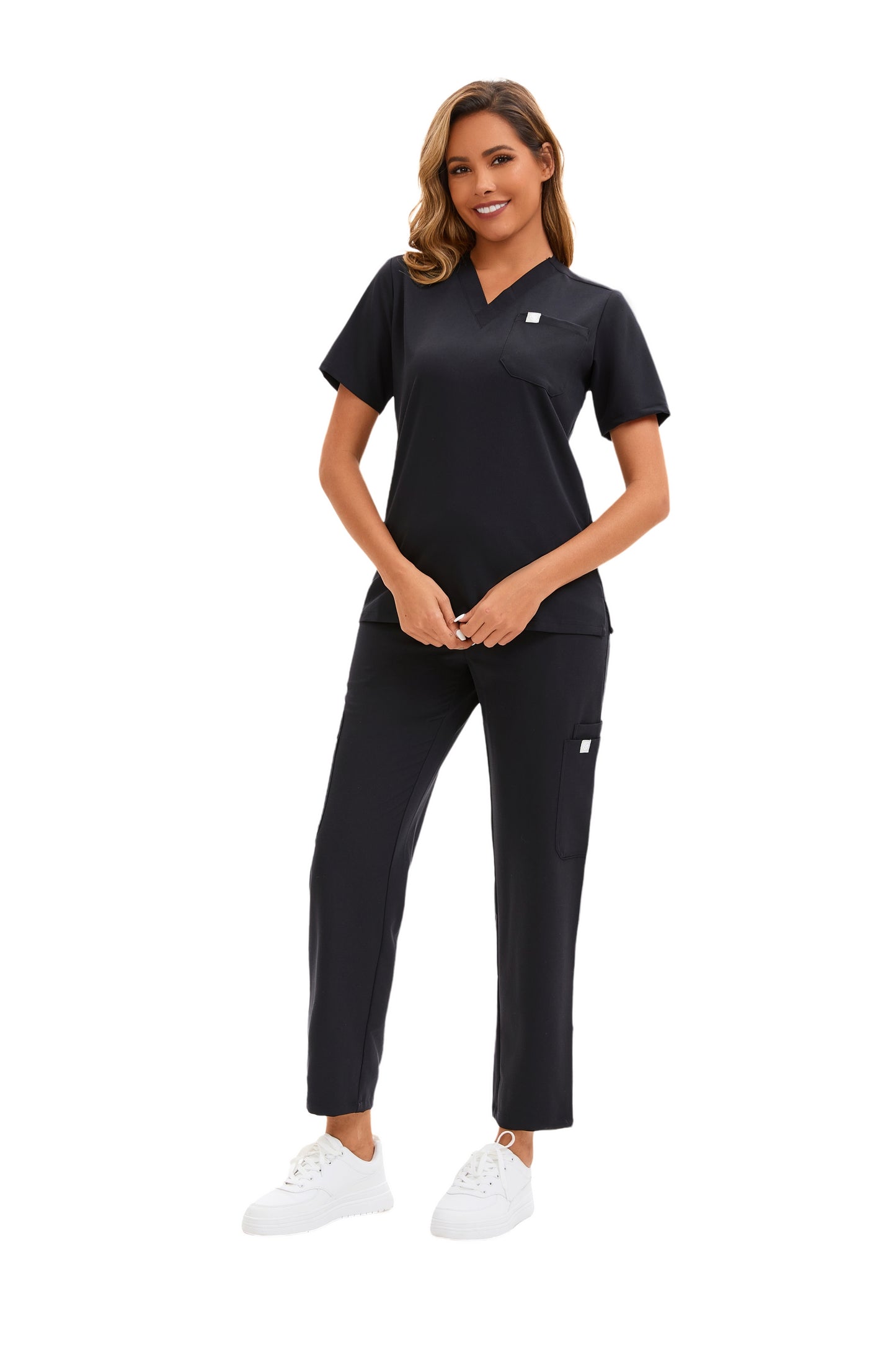 Enwinz Elena Black Scrub Pant