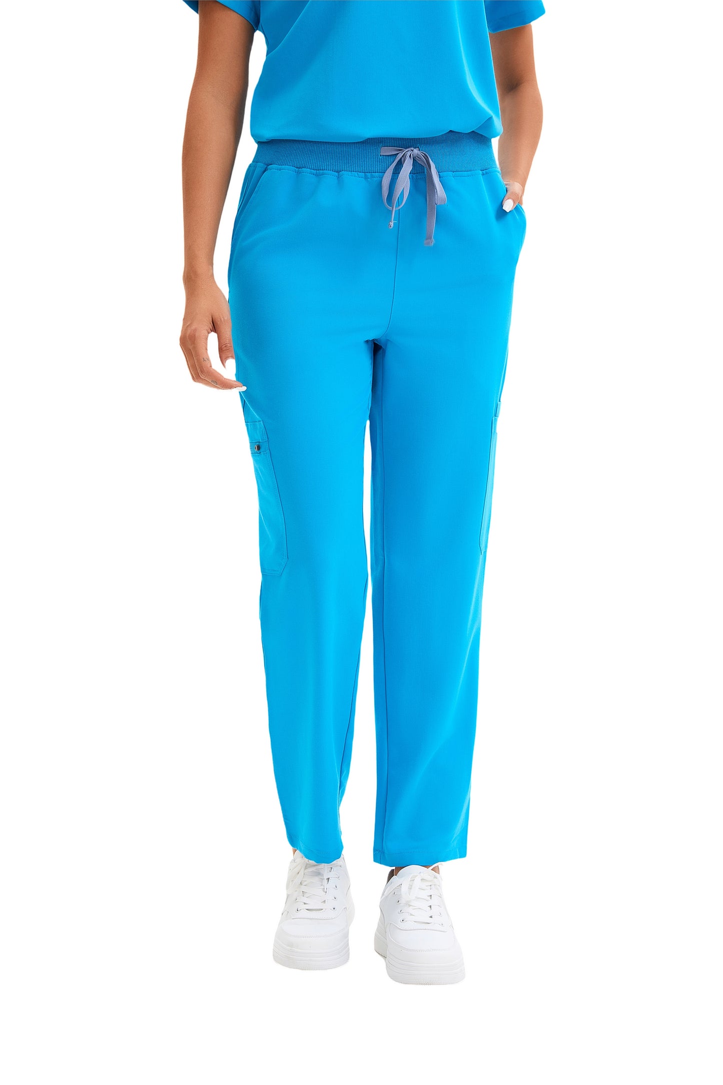 Enwinz Elena One Pocket Top Scrub Set – Sky Blue | Everyday Function | All-Day Comfort