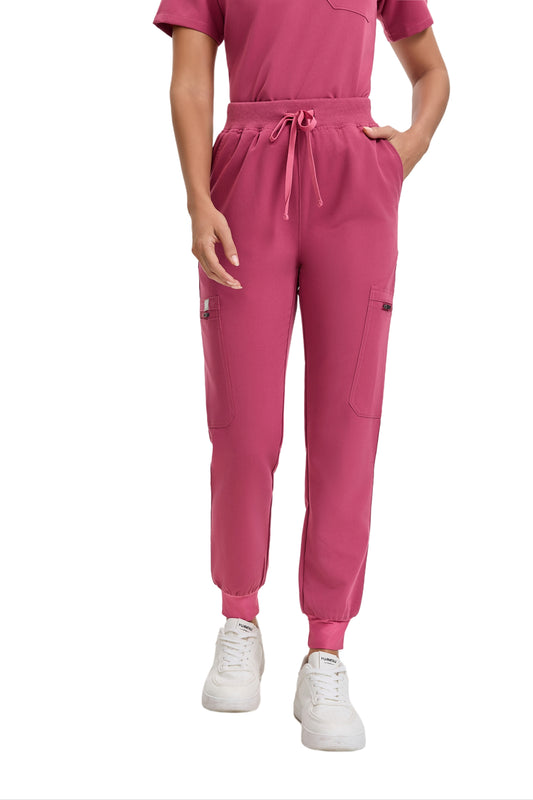 Enwinz Elena Women Jogger Scrub Set - Coral PinkProducts