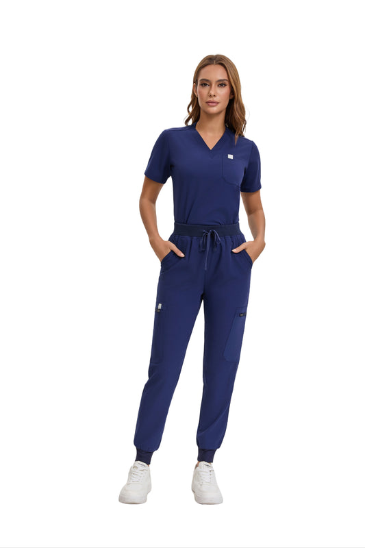 Enwinz Elora Women’s Jogger Scrub Pants - Navy BlueENWINZ Scrubs- Shop Medical Uniforms