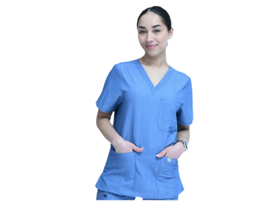 Vyana Women Medical Scrubs TopWomen Scrub Tops