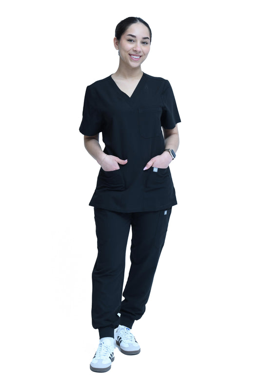 Tornix Modern black TopENWINZ Scrubs- Shop Medical Uniforms