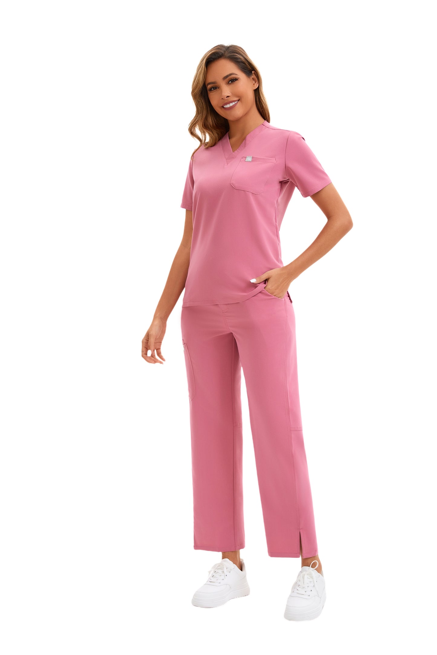 Enwinz ElenaFlex Women’s Bootcut High-Rise Scrub Pants