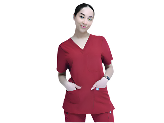 High-quality and affordable hospital scrubs for medical professionals – durable, comfortable, and professional workwearWomen Scrub Tops