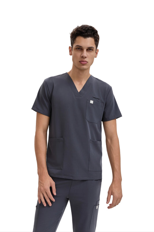 Enwinz Prime Men’s Grey Scrub Set – Performance Fit | Durable Comfort | All-Day MobilityENWINZ Scrubs- Shop Medical Uniforms