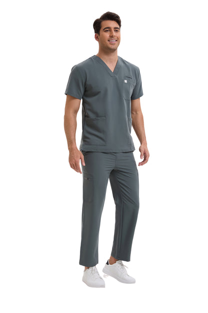Enwinz Prime Men’s Charcoal Grey Scrub Set – Performance Fit | Durable Comfort | All-Day Mobility (Copy)