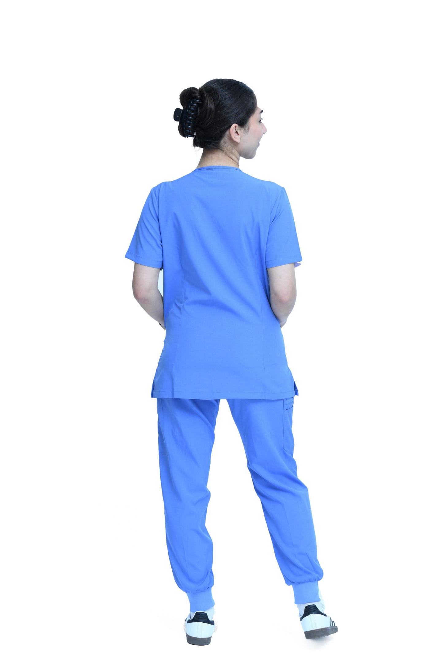 Classic Ceil Blue Scrubs Set for Women XL Classic Ceil Blue Scrubs Set for Women XL