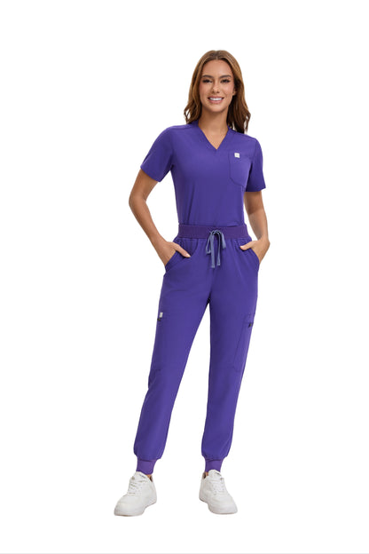 Enwinz Elena Jogger Scrub Set -Purple