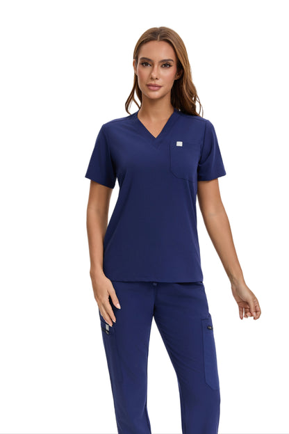 Enwinz Elena women Jogger Scrub Set - Navy Blue
