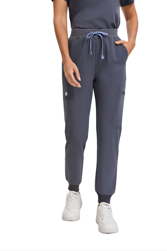 Enwinz Elora Women’s  Jogger Scrub Pants - GreyENWINZ Scrubs- Shop Medical Uniforms