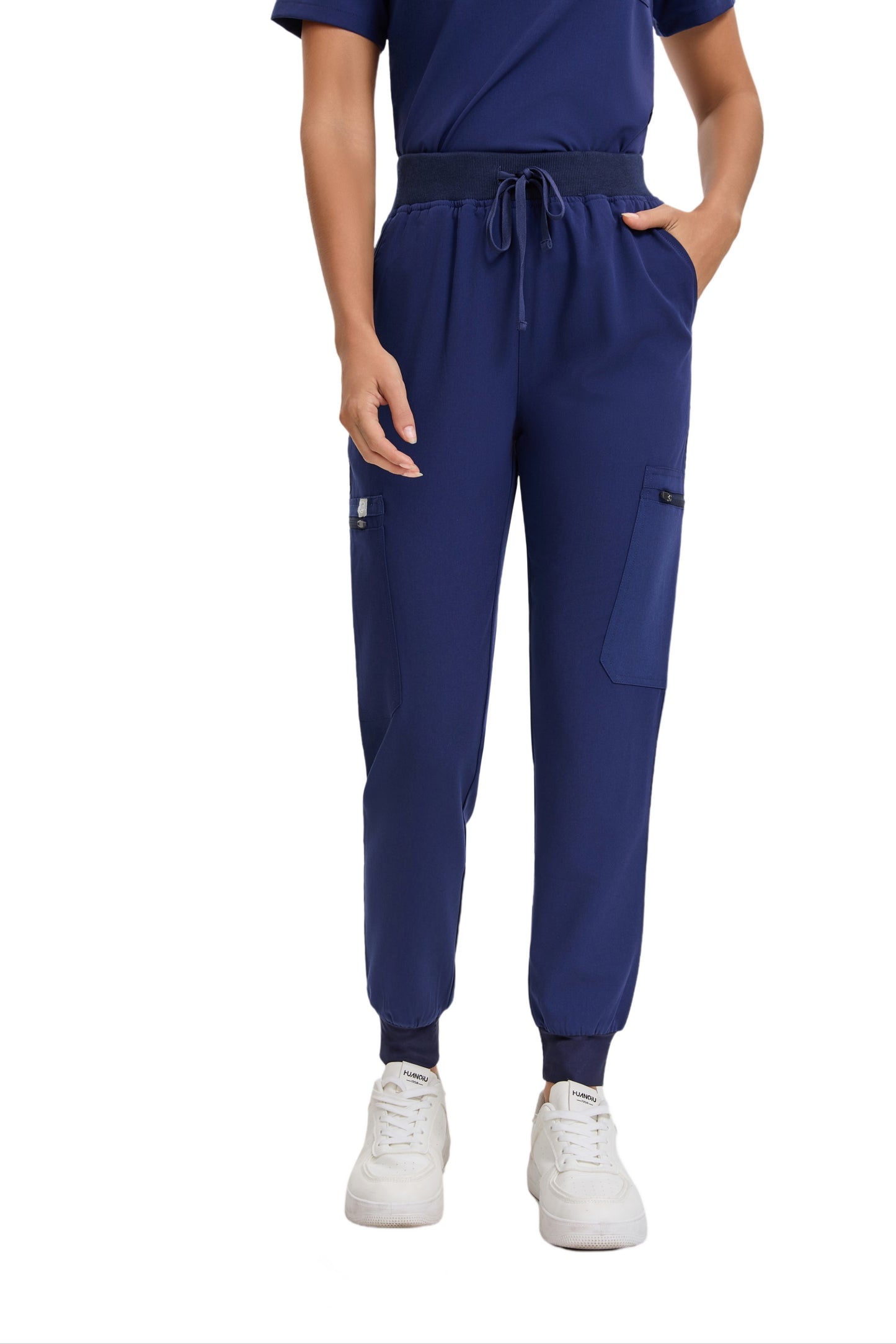 Enwinz Elena women Jogger Scrub Set - Navy Blue