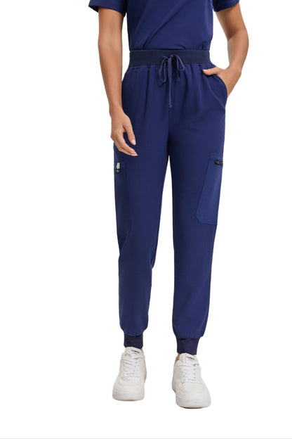Enwinz Elena women Jogger Scrub Set - Navy Blue
