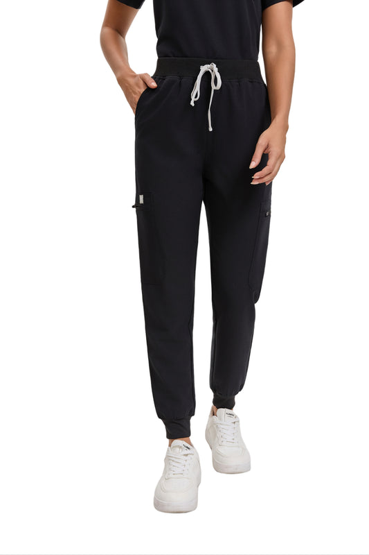 Enwinz Elora Women’s  Jogger Scrub Pants - BlackENWINZ Scrubs- Shop Medical Uniforms
